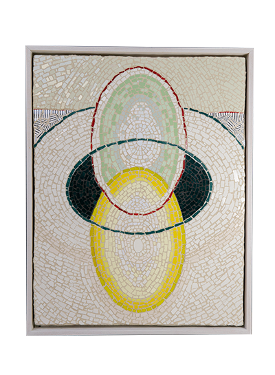 Schilderij met 3 ovalen